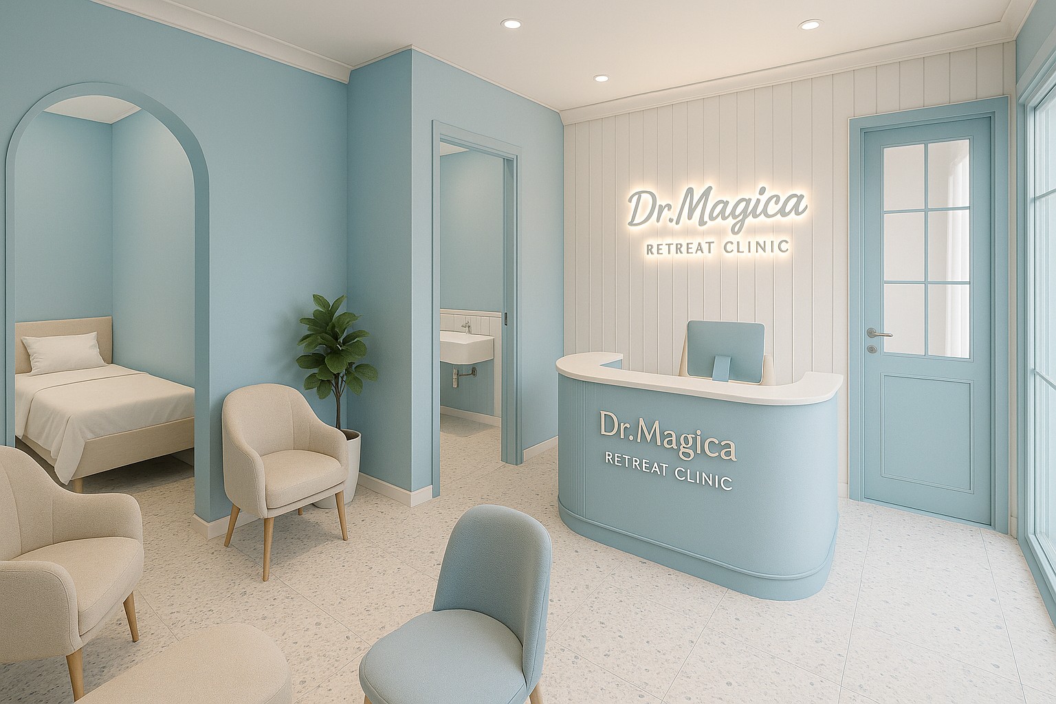 Dr.Magica Retreat clinic reception